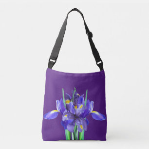 Sac Ajustable Iriss mauves Adultes sur tout le corps imprimé ou