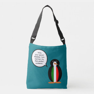 Sac Ajustable Italien Parler Mme Penguin Personnalisé