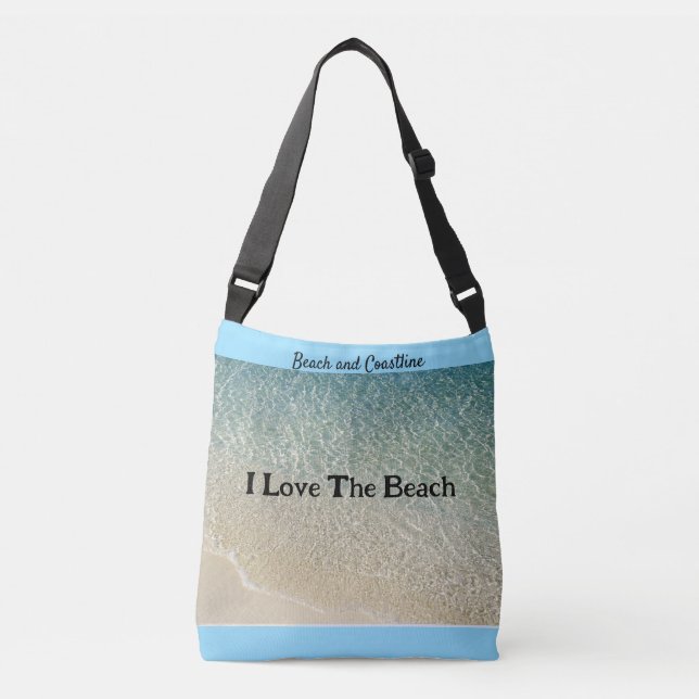 Sac Ajustable J'adore le tote de plage (Devant)