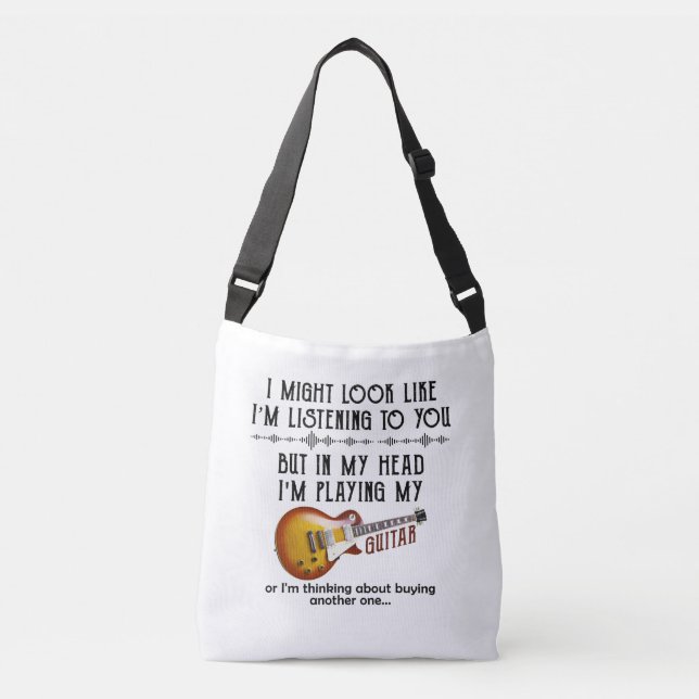 Sac Ajustable J'Ai L'Air De Vous Écouter Jouer À La Guitare (Devant)