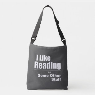 Sac Ajustable J'Aime Lire. Et D'Autres Choses