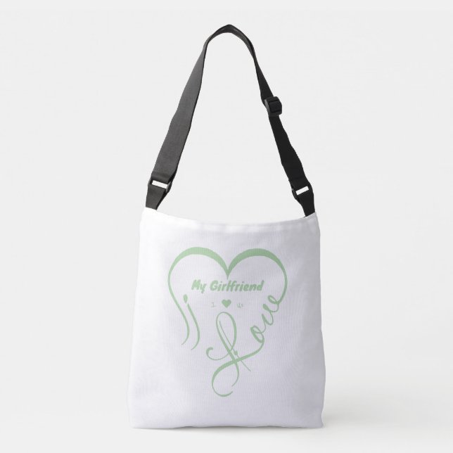 Sac Ajustable J'aime ma petite amie - J ♥ Nous (Devant)