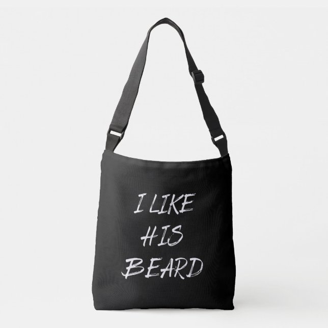 Sac Ajustable j'aime sa barbe (Devant)