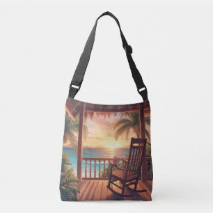 Sac Ajustable Jamaica vie sur la véranda au coucher du soleil