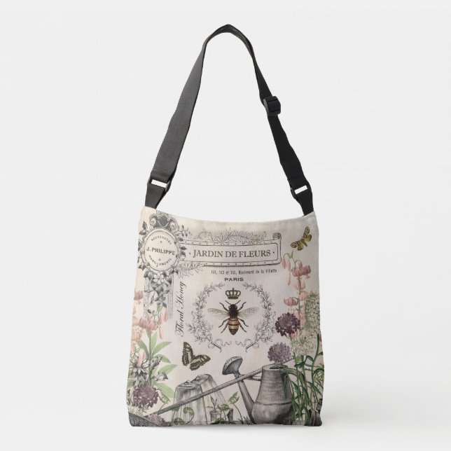 Sac Ajustable Jardin d'abeilles Vintage moderne (Devant)