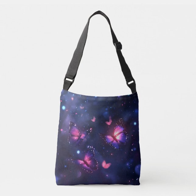 Sac Ajustable Jardin de papillons nocturnes célestes (Devant)