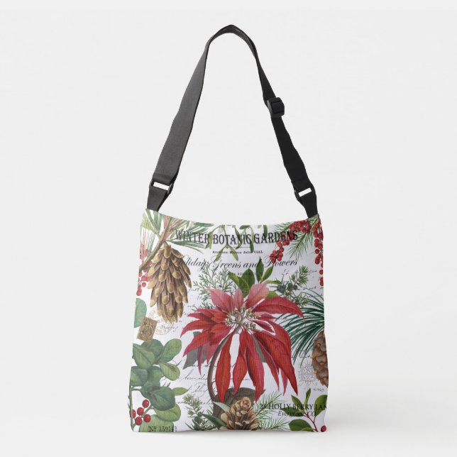 Sac Ajustable Jardin d'hiver vintage moderne floral (Devant)
