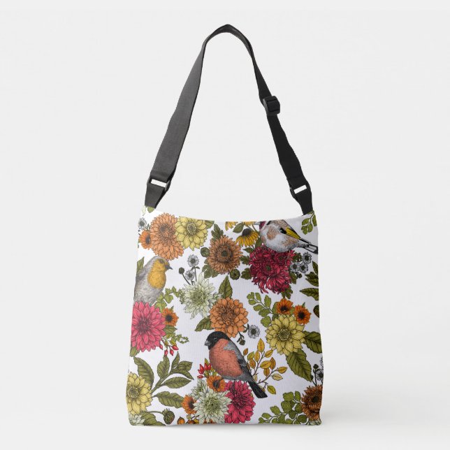 Sac Ajustable Jardin d'oiseaux et de fleurs 1 (Devant)