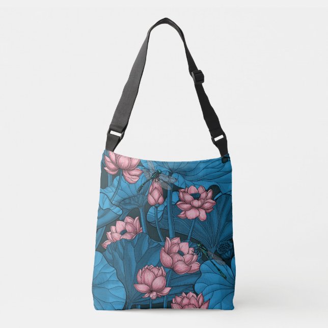 Sac Ajustable Jardin du lotus nocturne (Devant)