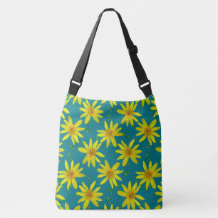 Sac Ajustable Jaune floral botanique sur toute couleur