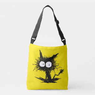 Sac Ajustable Jaune mal peigné noir de GabiGabi de chaton