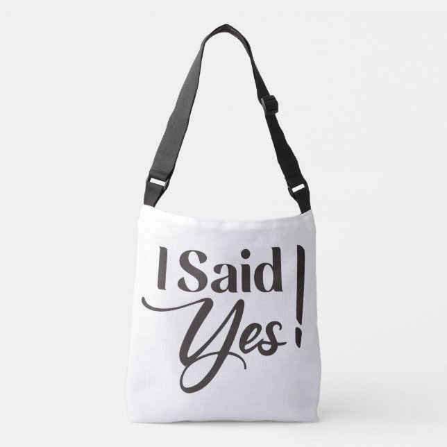 Sac Ajustable "Je dis oui" (Devant)