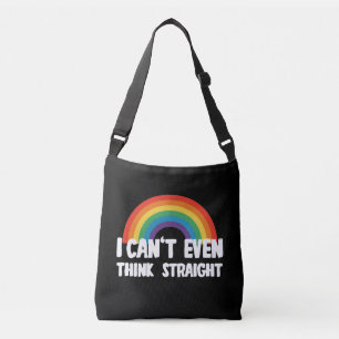Sac Ajustable Je ne peux même pas penser droit Funny Gay Pride