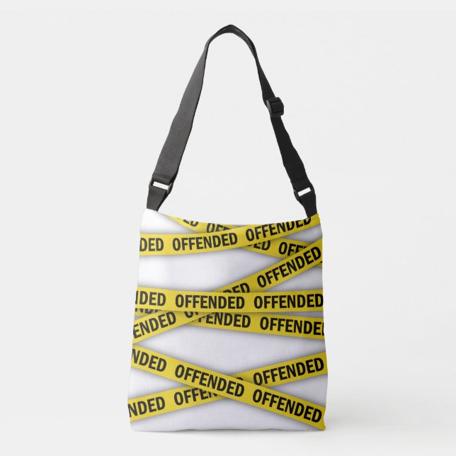 Sac Ajustable Je suis offensé que la police ne croise pas (Devant)