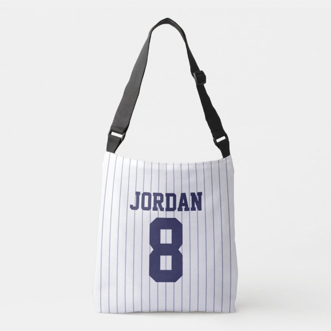 Sac Ajustable Jersey de baseball avec nom et numéro personnalisé (Devant)