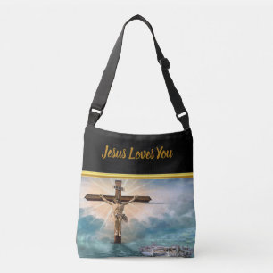 Sac Ajustable Jésus pendu à une croix de crucifixion chrétien