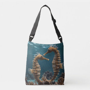 Sac Ajustable Jeunes hippocampes romantiques sous l'océan,