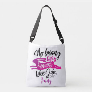 Sac Ajustable Joli Bunny Love Run Rose Gradient Script moderne