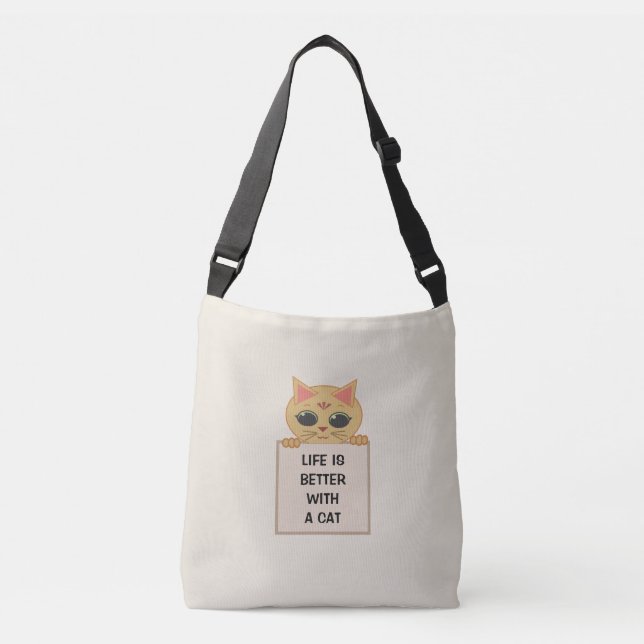 Sac Ajustable Joli Chat (Devant)