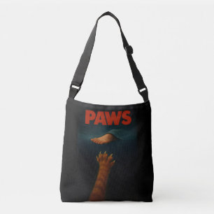 Sac Ajustable Joli chat tigré orange contre pied humain