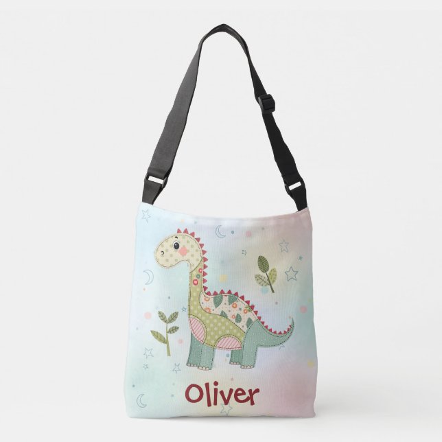 Sac Ajustable Joli Dinosaure Patchwork (Devant)