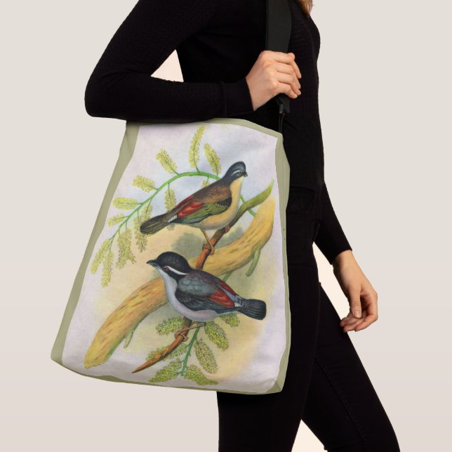Sac Ajustable joli imprimé d'oiseaux (De près)
