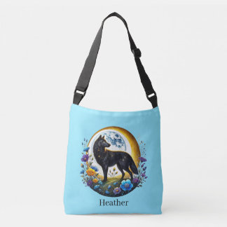 Sac Ajustable Joli loup saisonnier d'hiver ajouter nom