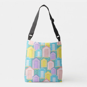 Sac Ajustable Joli Pastel Plage Rayé Hut Motif
