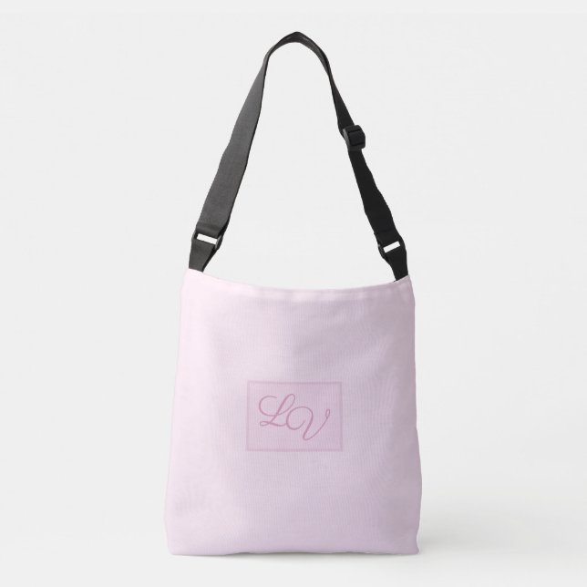 Sac Ajustable Joli rose et blanc doux (Devant)