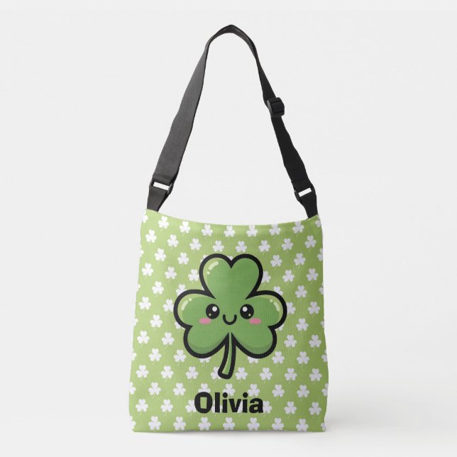 Sac Ajustable Joli Trèfle Souriant (Devant)