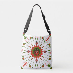 Sac Ajustable Jolie coccinelle Noël Rouge Blanc Vert
