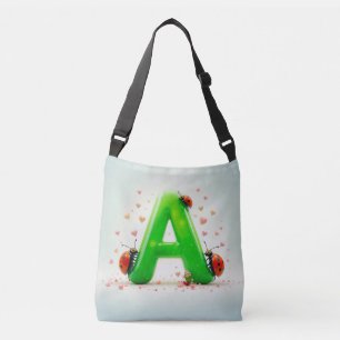 Sac Ajustable Jolies coccinelles sur la lettre verte de l'alphab