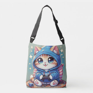 Sac Ajustable Jouer Chat Gamer dans un cadre confortable