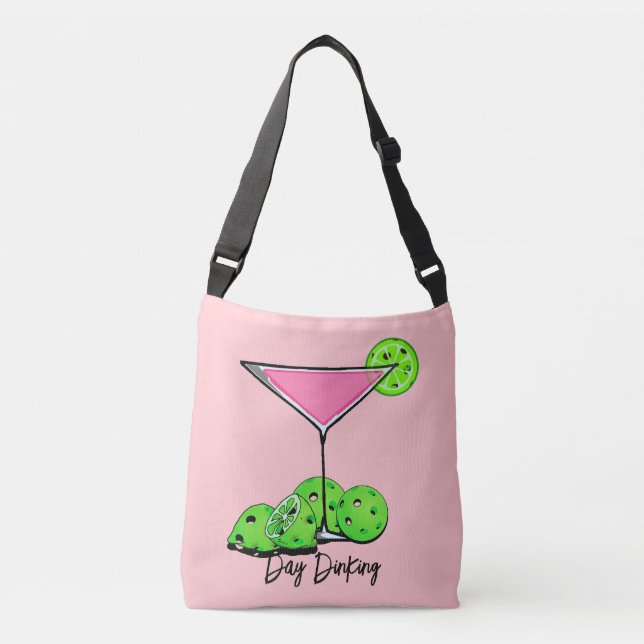 Sac Ajustable Jour Diner Cocktail Cosmo Rose, Pickleball Limes (Devant)