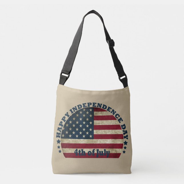 Sac Ajustable Joyeuse fête 4 juillet l'indépendance (Devant)