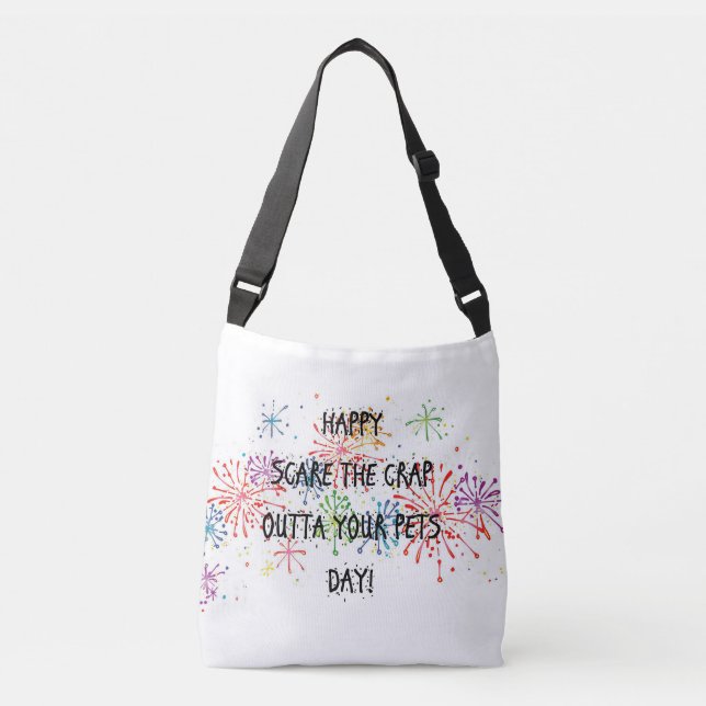 Sac Ajustable Joyeuse Fête Pour Faire Une Peur Bleue À Vos Anima (Devant)
