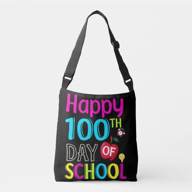 Sac Ajustable Joyeux 100ème jour d'école (Devant)