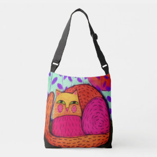 Sac Ajustable Joyeux Chat peinture Abstraite
