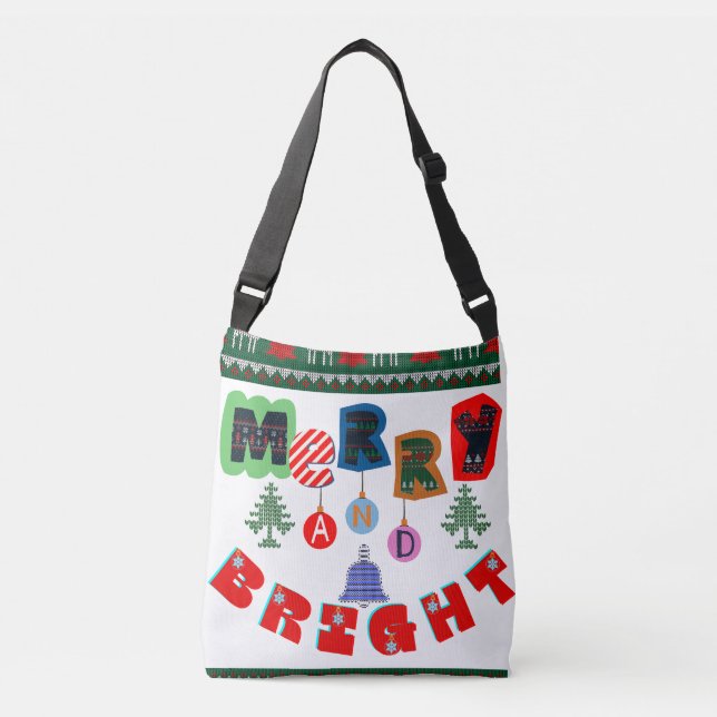 Sac Ajustable Joyeux et brillant Fourre-tout (Devant)