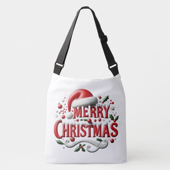 Sac Ajustable Joyeux Noël Fête de fin d'année  (Devant)