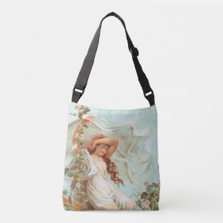 Sac Ajustable Joyeux Noël lumineux et heureux, carte antique