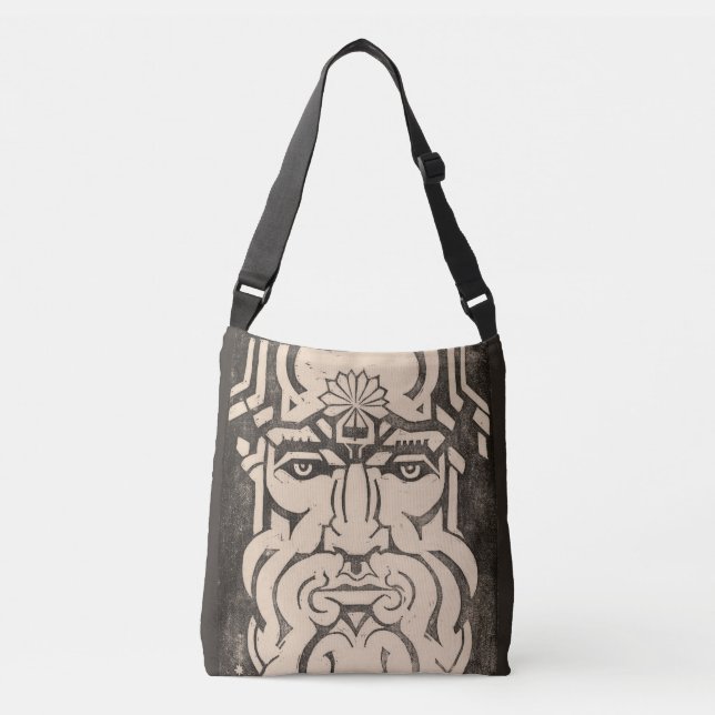 Sac Ajustable Jupiter Zeus Roi des Dieux Mythologie grecque Noir (Devant)