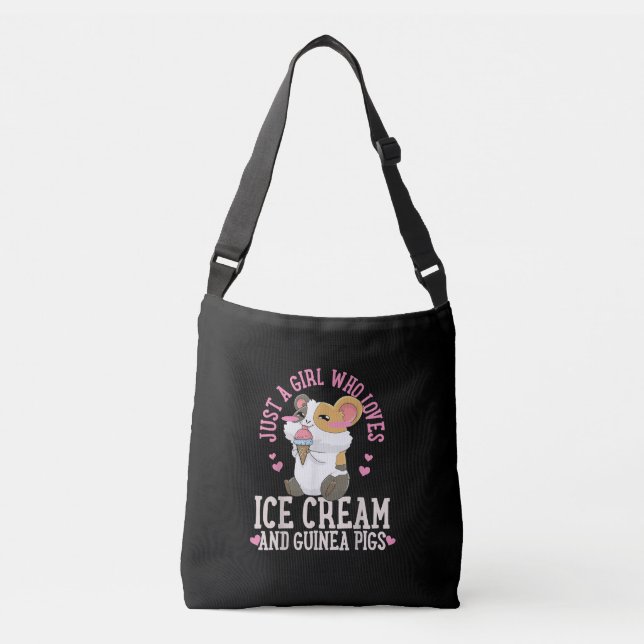 Sac Ajustable Juste Une Fille Qui Aime La Crème De Glace Et Les  (Devant)