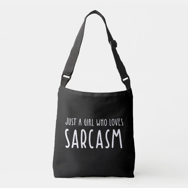 Sac Ajustable Juste une fille qui aime le sarcasme (Devant)