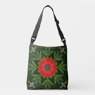 Sac Ajustable Kaleidoscope à fleurs rouges