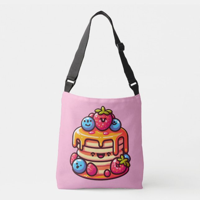 Sac Ajustable Kawaii Pancake Petit-déjeuner Cuisine Conception d (Devant)