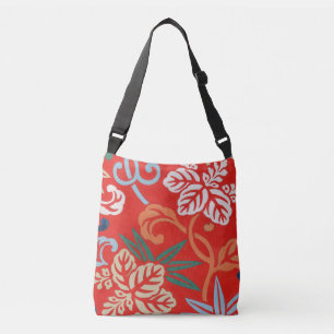 Sac Ajustable Kimono japonais hawaïen rouge : Vintage floral