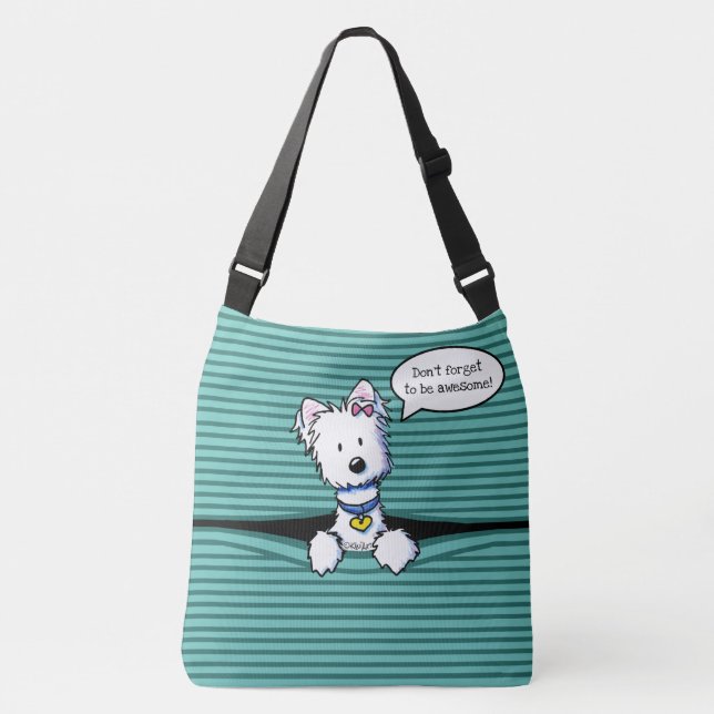 Sac Ajustable KiniArt Peek-a-boo Westie (Devant)