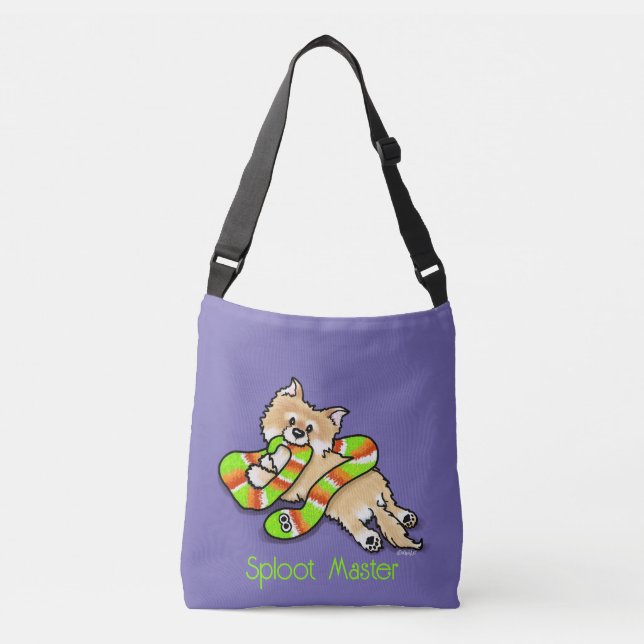 Sac Ajustable KiniArt Sploot Maître Pom (Devant)