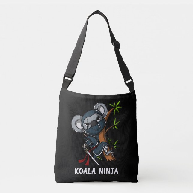 Sac Ajustable Koala Bear Ninja Samurai Animaux d'arts martiaux (Devant)